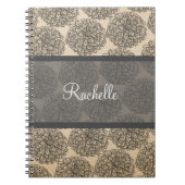 Grijs  Zinnia Notitieboek (Voorkant)