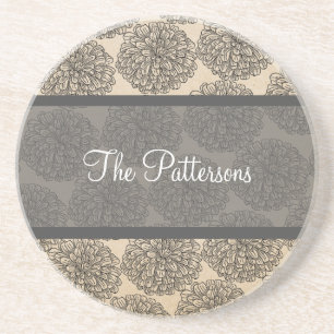 Grijs  Zinnia Onderzetter