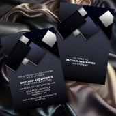 Grijs Zwart 75e Cocktail Verjaardagsfeest Kaart