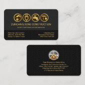 Grijs Zwart Draad Mesh Lagen Handyman Gereedschap Visitekaartje (Voorkant / Achterkant)