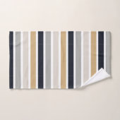 Grijs, Zwart en Tan Bad Handdoek (Handdoek)