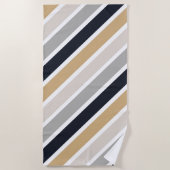 Grijs, zwart en tin n strandlaken (Voorkant)