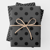 Grijs & Zwart Inpakpapier Vellen