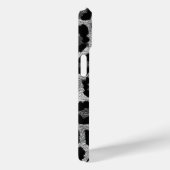 Grijs Zwart Leopard Dierenprint Case-Mate iPhone Case (Achterkant / Rechts)