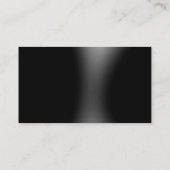 Grijs zwart, modern, eenvoudig Visitekaartje voor  (Achterkant)