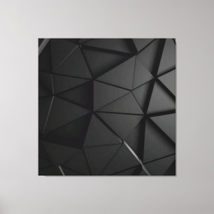 Grijs zwart ontwerp canvas afdruk