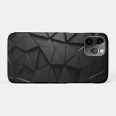 Grijs zwart ontwerp Case-Mate iPhone case (Achterkant (horizontaal))