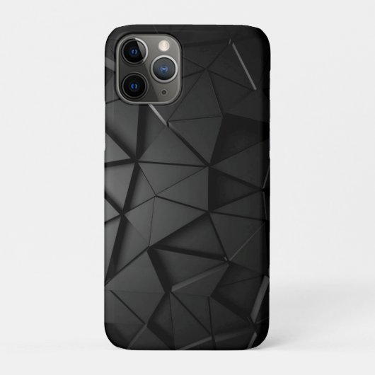 Grijs zwart ontwerp Case-Mate iPhone case (Achterkant)