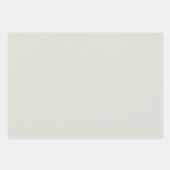 Grijs Zwart Retro Y2K Hippie Bloempatroon Inpakpapier Vel (Voorkant 2)