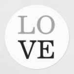 Grijs Zwart Script Liefde Bruiloft Labels<br><div class="desc">U kunt de doopvonten en de kleuren gemakkelijk veranderen. U kunt uw logo en achtergrondafbeelding ook toevoegen zoals u wilt.</div>