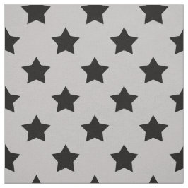 Grijs Zwart Sterren Patroon Decoratief Textiel Stof