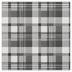 Grijs Zwart Wit Madras Plaid Ontwerp  Stof