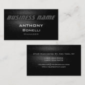 Grijs zwart wit patroon Modern Visitekaartje (Voorkant / Achterkant)