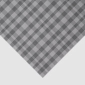 Grijs zwart-wit plaid tissuepapier (Detail)