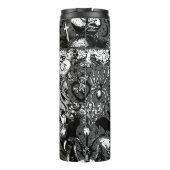 Grijs Zwart Witchy Gothic Victoriaans Gothic Bapho Thermosbeker (Achterkant)