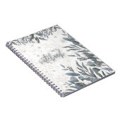 Grijsachtig uitstekende bladeren notitieboek (Rechterzijde)