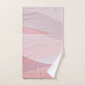 Grijsachtige paarse gradiënt abstracte naam bad handdoek (Handdoek)