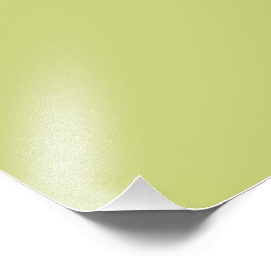 Grijsappelgroen (vaste kleur) foto afdruk (Hoek)