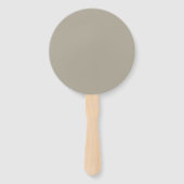 Grijsbeige Handwaaier (Achterkant)