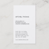 Grijsbeschilderde Logo Visitekaartje (Achterkant)