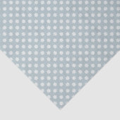 Grijsblauw met wit madeliefjesmotief papier (Detail)