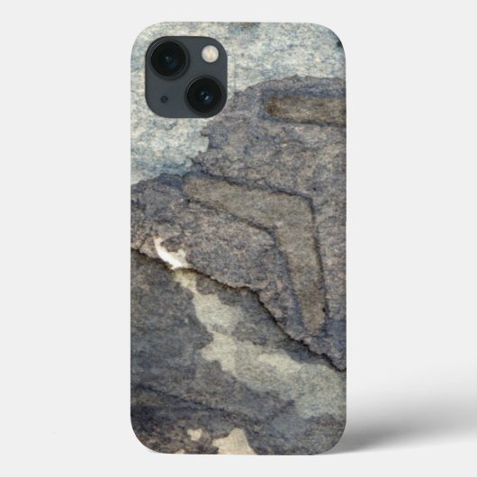 grijsblauwe achtergrond waterverf 2 Case-Mate iPhone case (Achterkant)