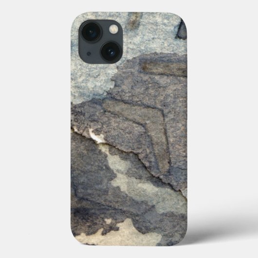 grijsblauwe achtergrond waterverf 2 Case-Mate iPhone case (Achterkant)