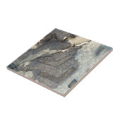 grijsblauwe achtergrond waterverf 2 tegeltje (Zijkant)