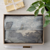 grijsblauwe achtergrond waterverf 2 tissuepapier (Geschenk)