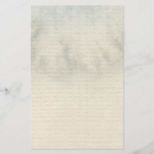 grijsblauwe achtergrond waterverf 6 briefpapier (Voorkant)