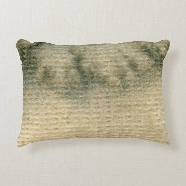 grijsblauwe achtergrond waterverf 6 decoratief kussen (Voorkant)
