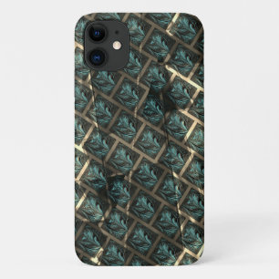 Grijsblauwe baksteeneffect, onder donkere vlek in Case-Mate iPhone case