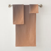 Grijsblauwe en beige gradiënt. bad handdoek (Insitu)