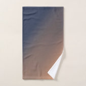 Grijsblauwe en beige gradiënt. bad handdoek (Handdoek)