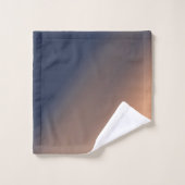 Grijsblauwe en beige gradiënt. bad handdoek (Wasdoekje)