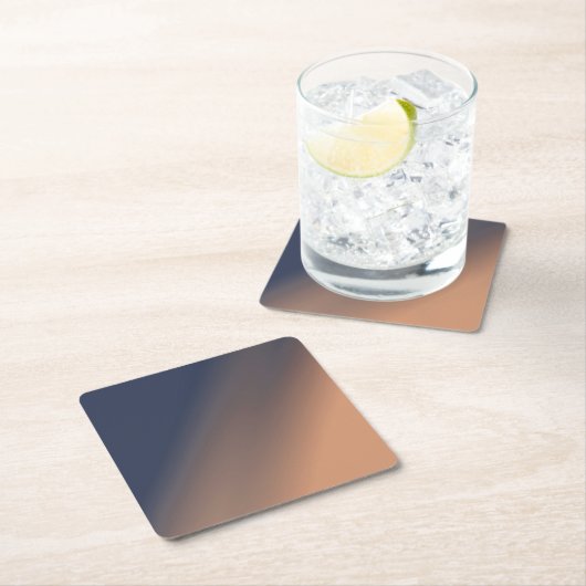 Grijsblauwe en beige gradiënt. kartonnen onderzetters (Insitu)