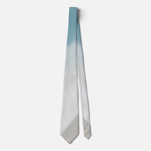 Grijsblauwe en beige gradiënt. stropdas (Voorkant)