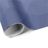 Grijsblauwe geometrische meshpatroon met verloop cadeaupapier (Rol Hoek)