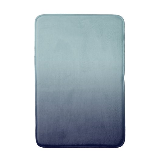 Grijsblauwe gradiënt. badmat (Voorkant Verticaal)