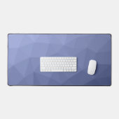 Grijsblauwe verloop geometrisch meshpatroon bureaumat (Keyboard & Muis)