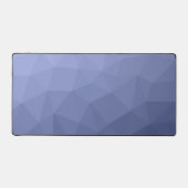 Grijsblauwe verloop geometrisch meshpatroon bureaumat (Voorkant)