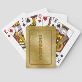 Grijsbruinende textuur pokerkaarten (Achterkant)