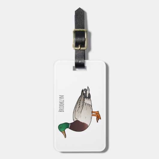 Grijsbuikmierklauwier Bagagelabel (Voorkant verticaal)