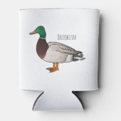 Grijsbuikmierklauwier Blikjeskoeler (Voorkant)