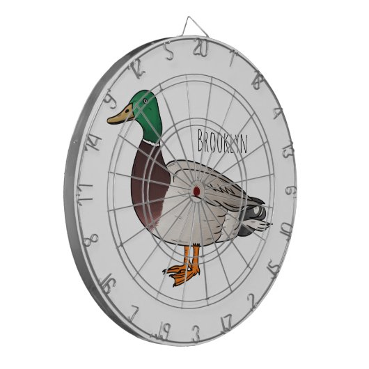 Grijsbuikmierklauwier Dartbord (Voorkant Links)