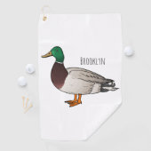 Grijsbuikmierklauwier Golfhanddoek (Insitu)