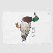 Grijsbuikmierklauwier Golfhanddoek (Horizontaal)