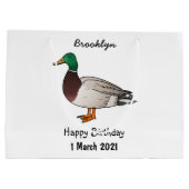 Grijsbuikmierklauwier Groot Cadeauzakje (Achterkant)