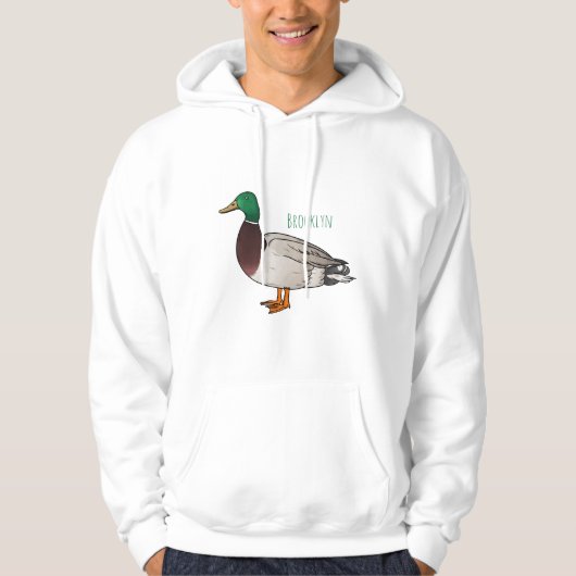 Grijsbuikmierklauwier Hoodie (Voorkant)