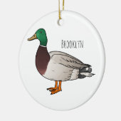 Grijsbuikmierklauwier Keramisch Ornament (Links)